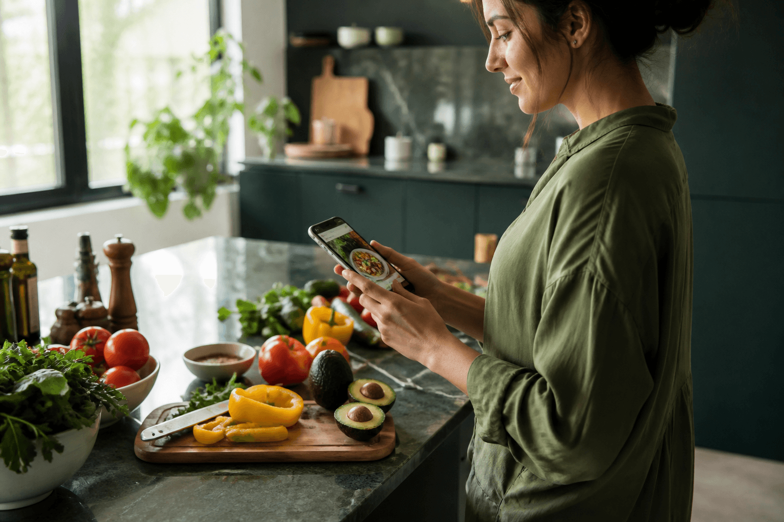 Scanning products in the kitchen with Culinaire